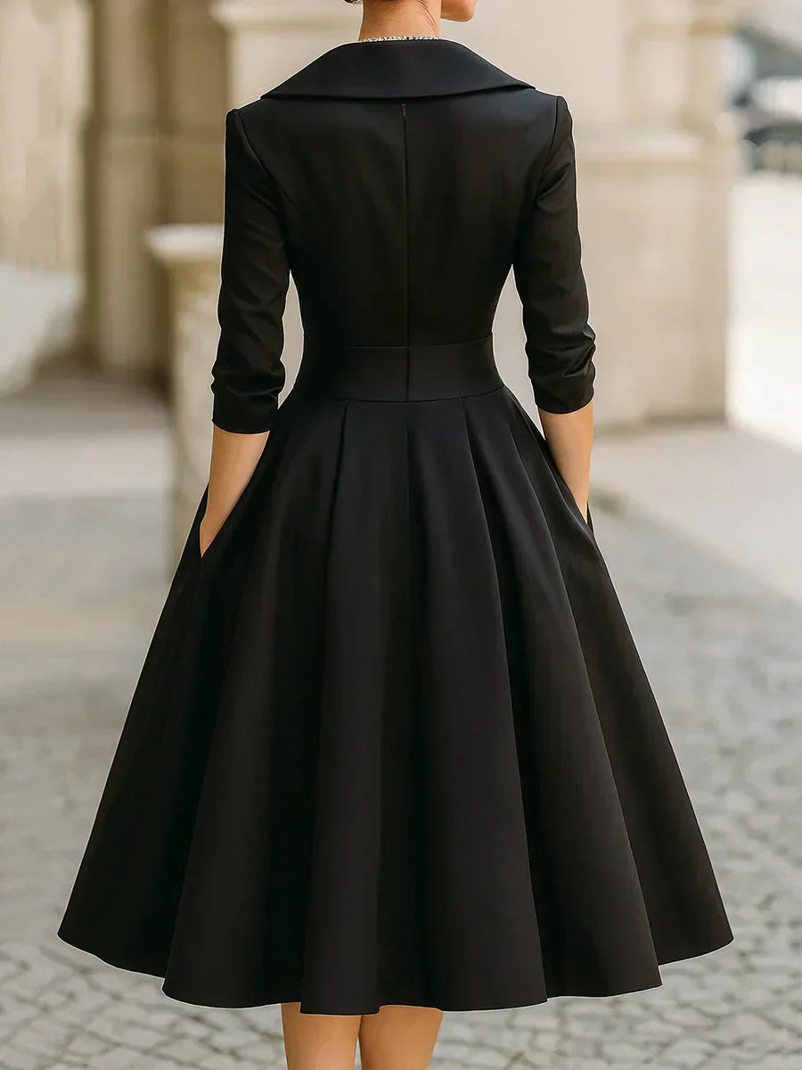 Liviane | Elegante satijnen jurk