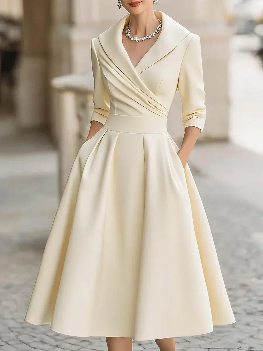 Liviane | Elegante satijnen jurk