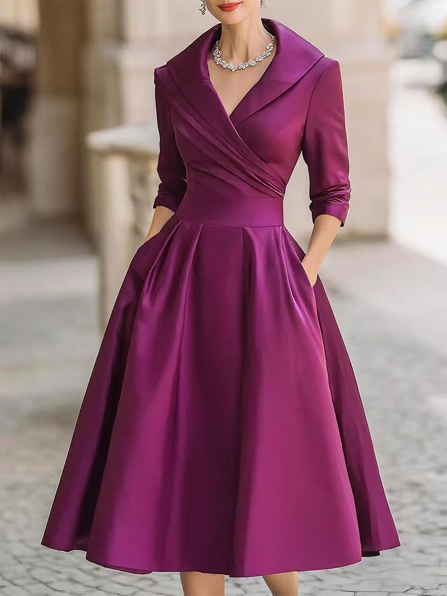Liviane | Elegante satijnen jurk