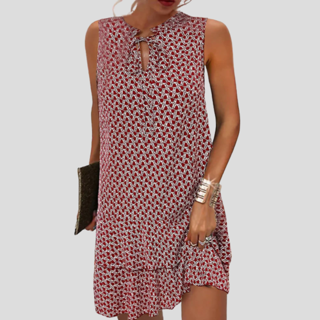 Miri™ – Mouwloze zomerjurk met buikbedekking