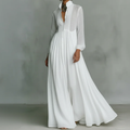 Gail™ – Minimalistische maxi-jurk van katoen
