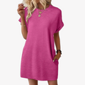 Ivay™ – Minimalistische zomerjurk met ronde hals