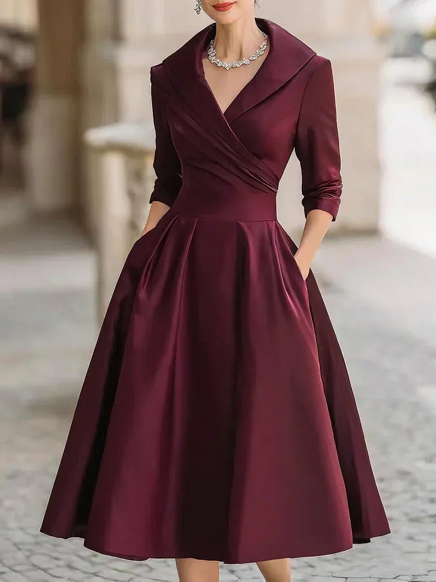 Liviane | Elegante satijnen jurk