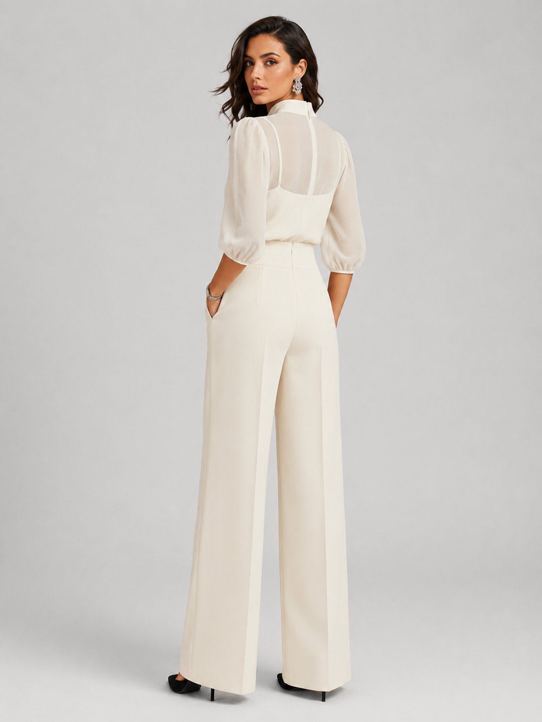 Amara | Driedelige chiffonset