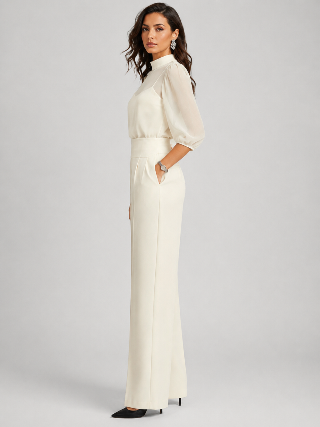 Amara | Driedelige chiffonset