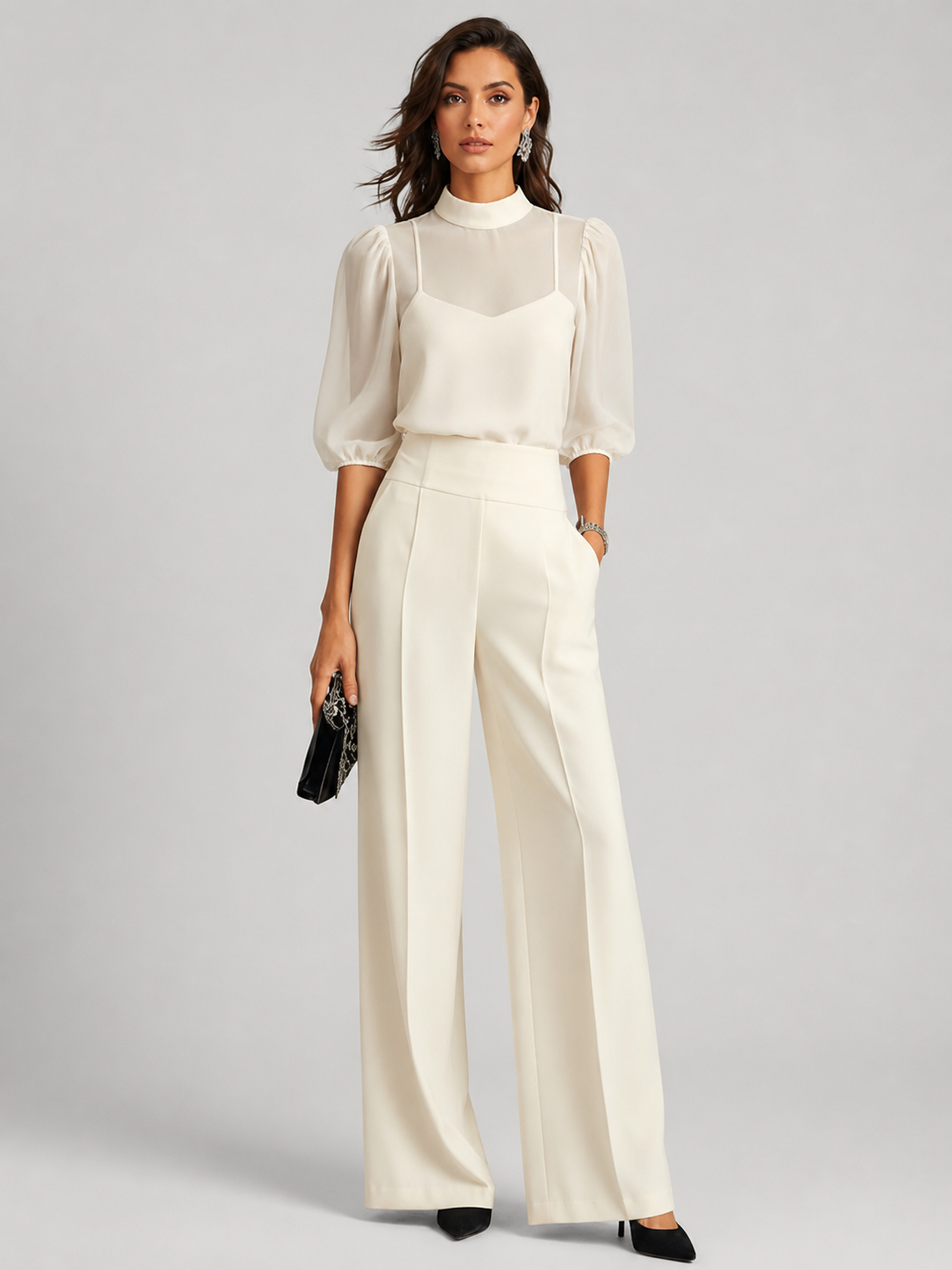Amara | Driedelige chiffonset
