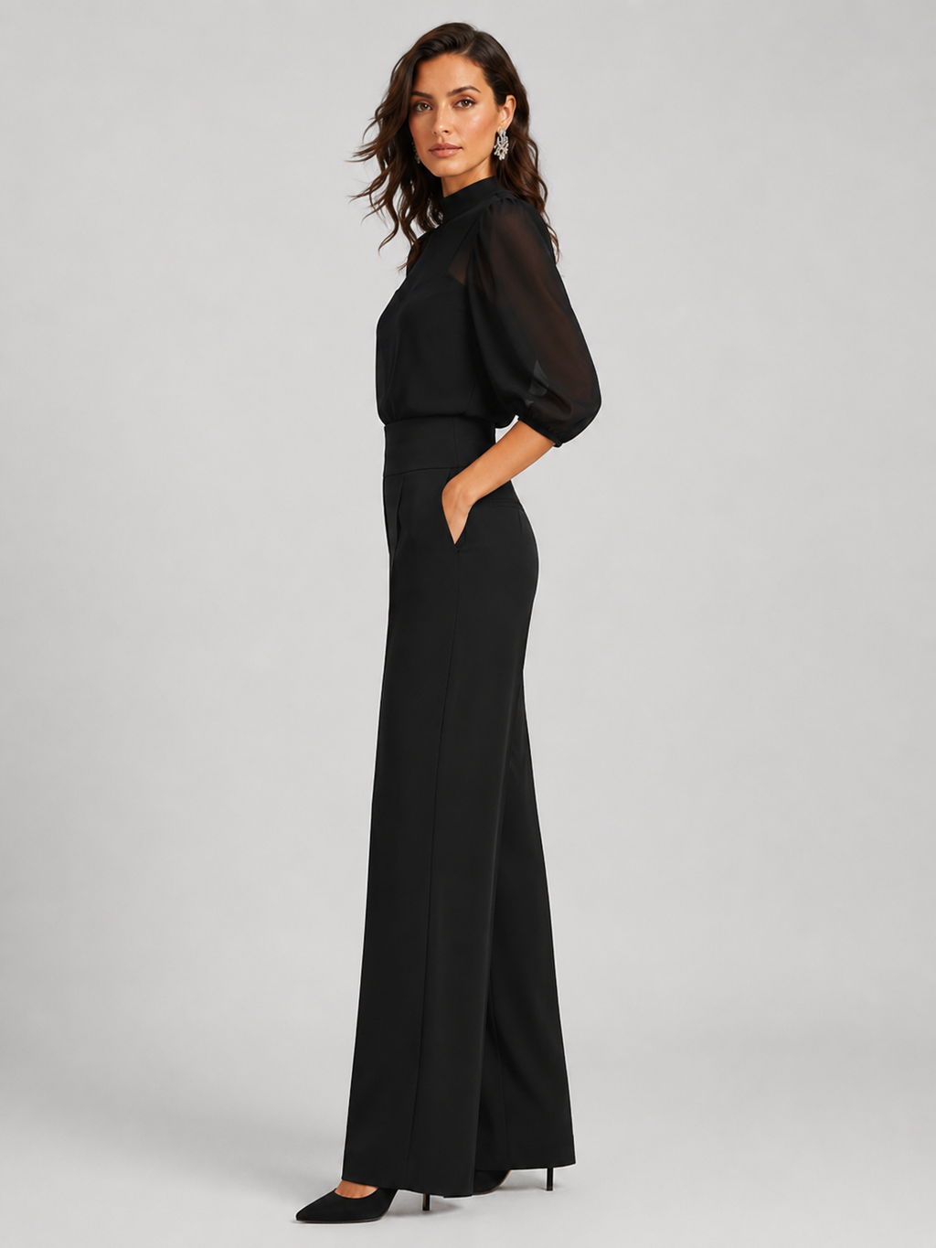 Amara | Driedelige chiffonset