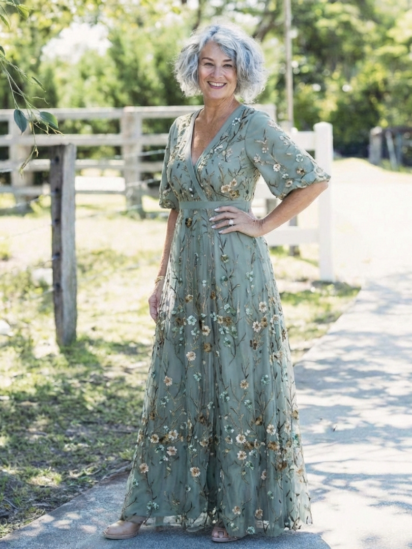 Amelie | Maxi-jurk met bloemenprint