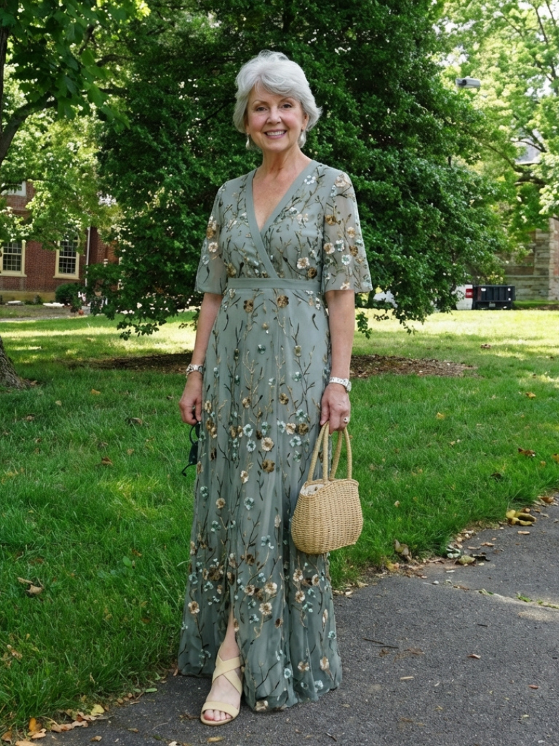 Amelie | Maxi-jurk met bloemenprint
