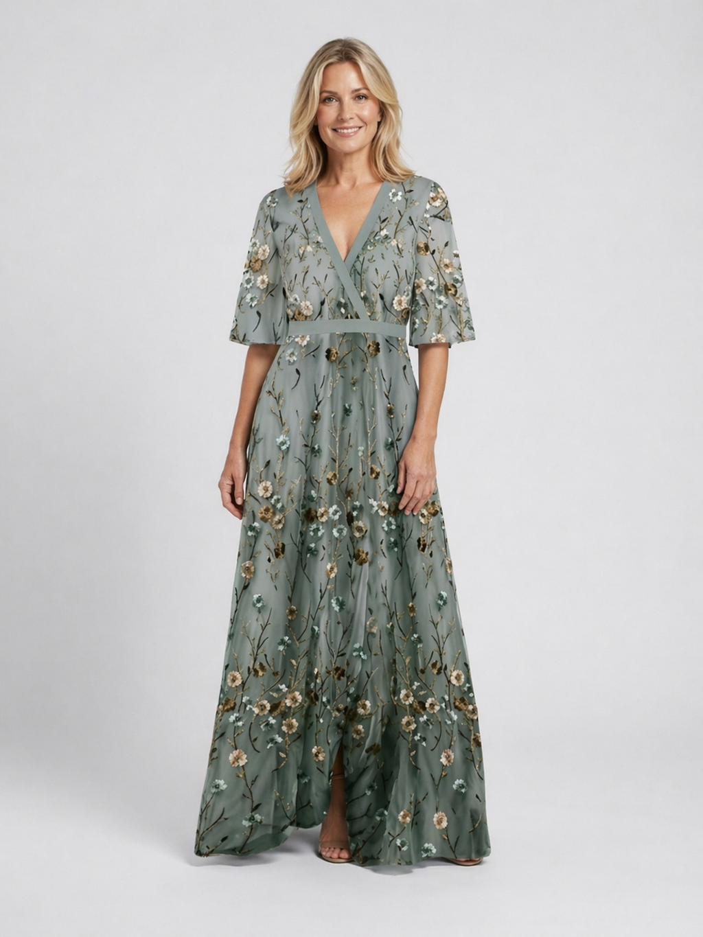 Amelie | Maxi-jurk met bloemenprint