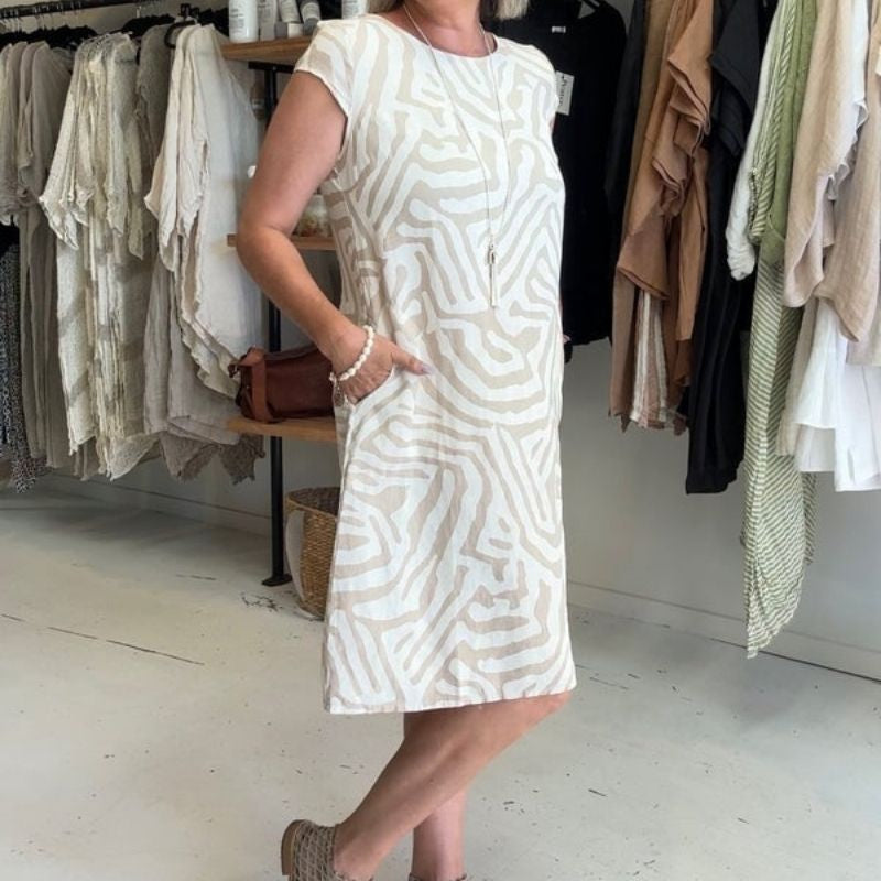Alie™ – Zomerjurk met ronde hals