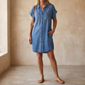 Eloira™ – Casual jurk met middellange lengte