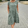 Alie™ – Zomerjurk met ronde hals
