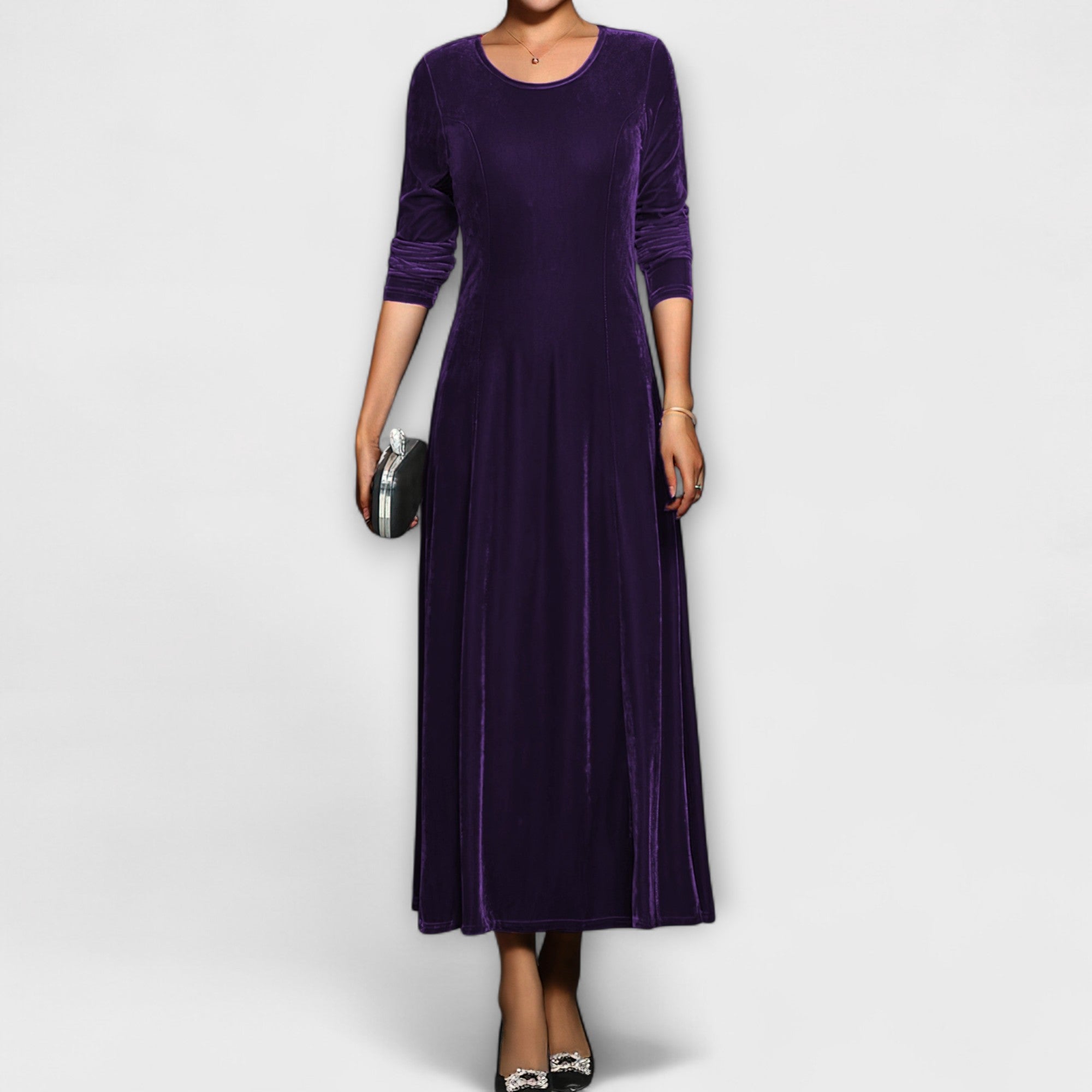 Marilou™ – Zachte fluwelen jurk
