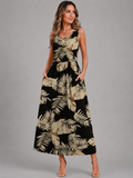 Franziska | Boho midi-jurk met halterhals