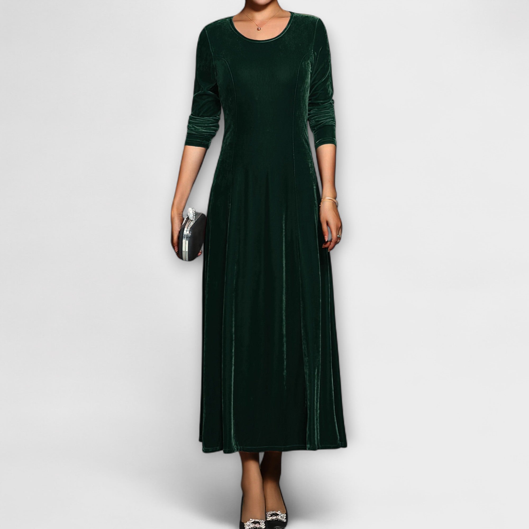 Marilou™ – Zachte fluwelen jurk