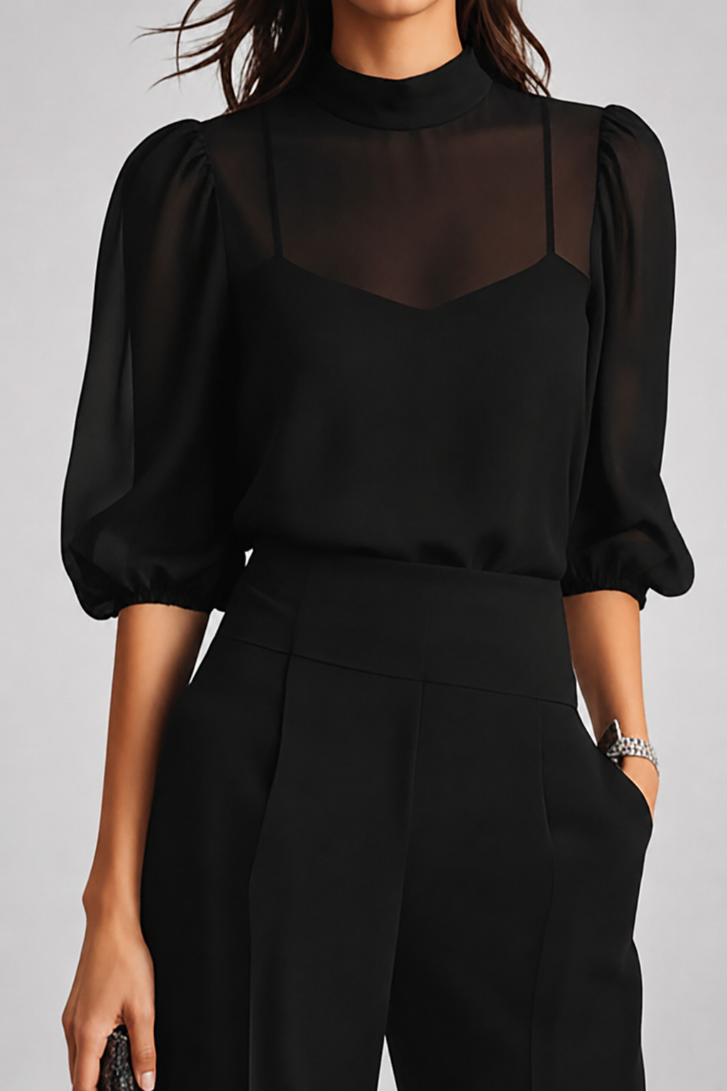 Amara | Driedelige chiffonset