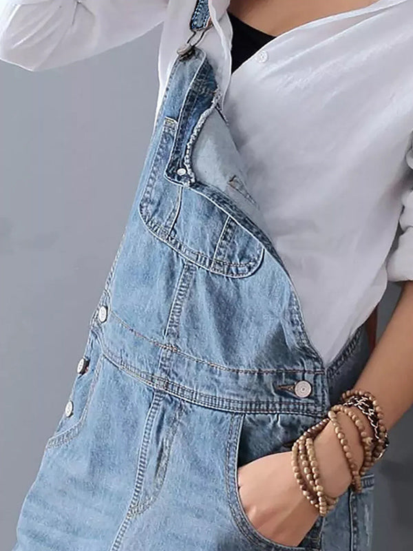 Frayla™ – Used-look spijkerjurk met split achter