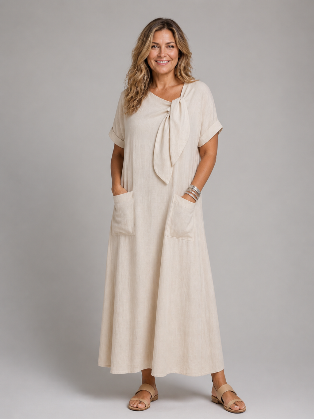 Maren | Casual maxi-jurk met zakken