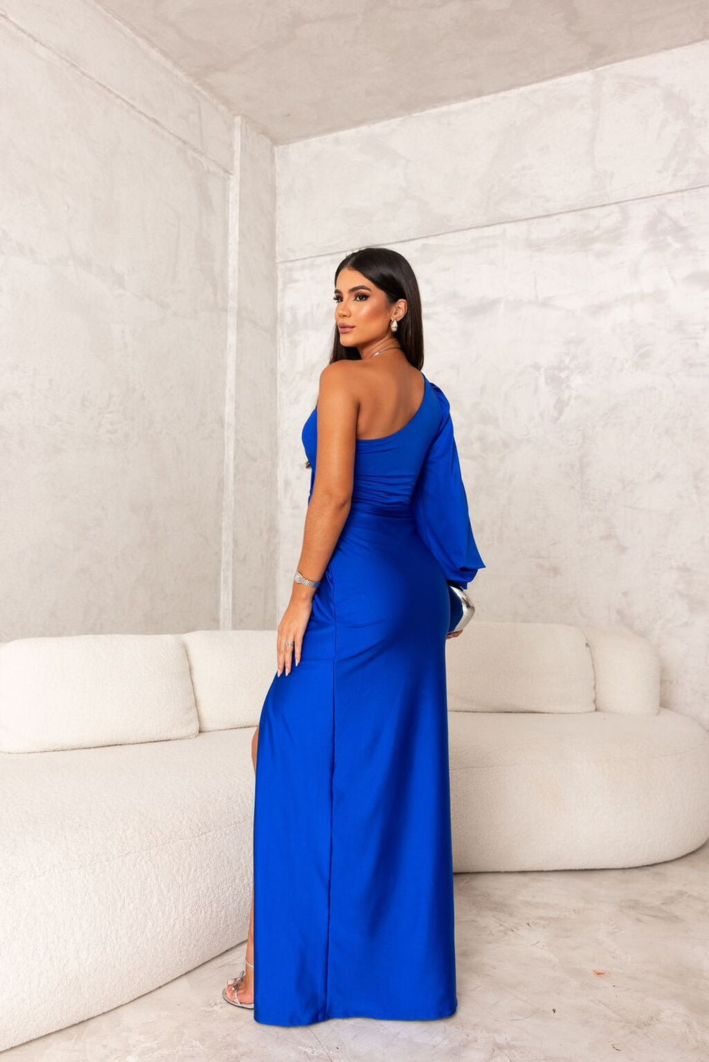 Dorie™ - Asymmetrische jurk met lange split