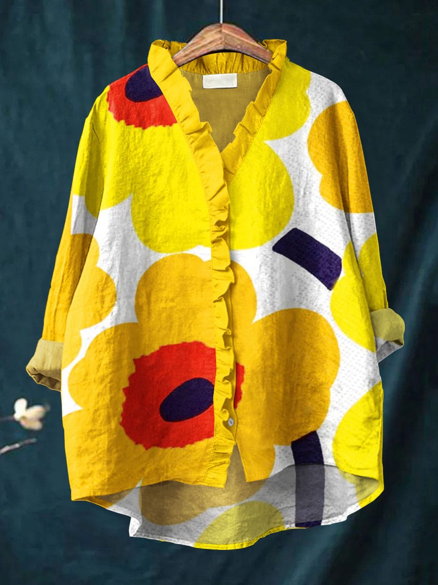 Helena | Geruffelde Blouse