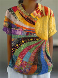 Lila | Zonnestraal Patchwork Shirt