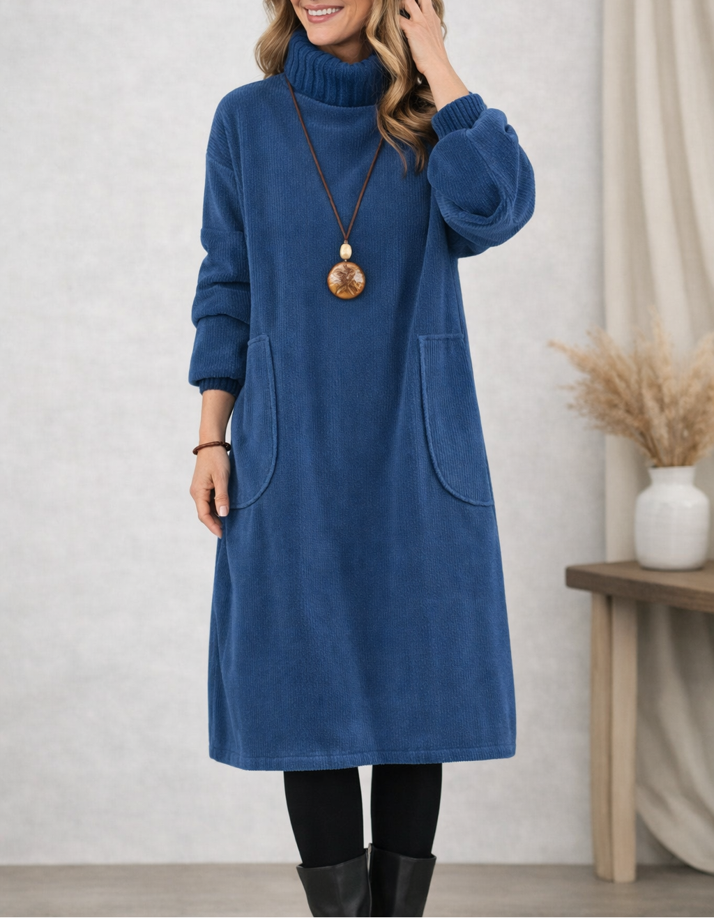 Jenny™ – Midi-jurk met col