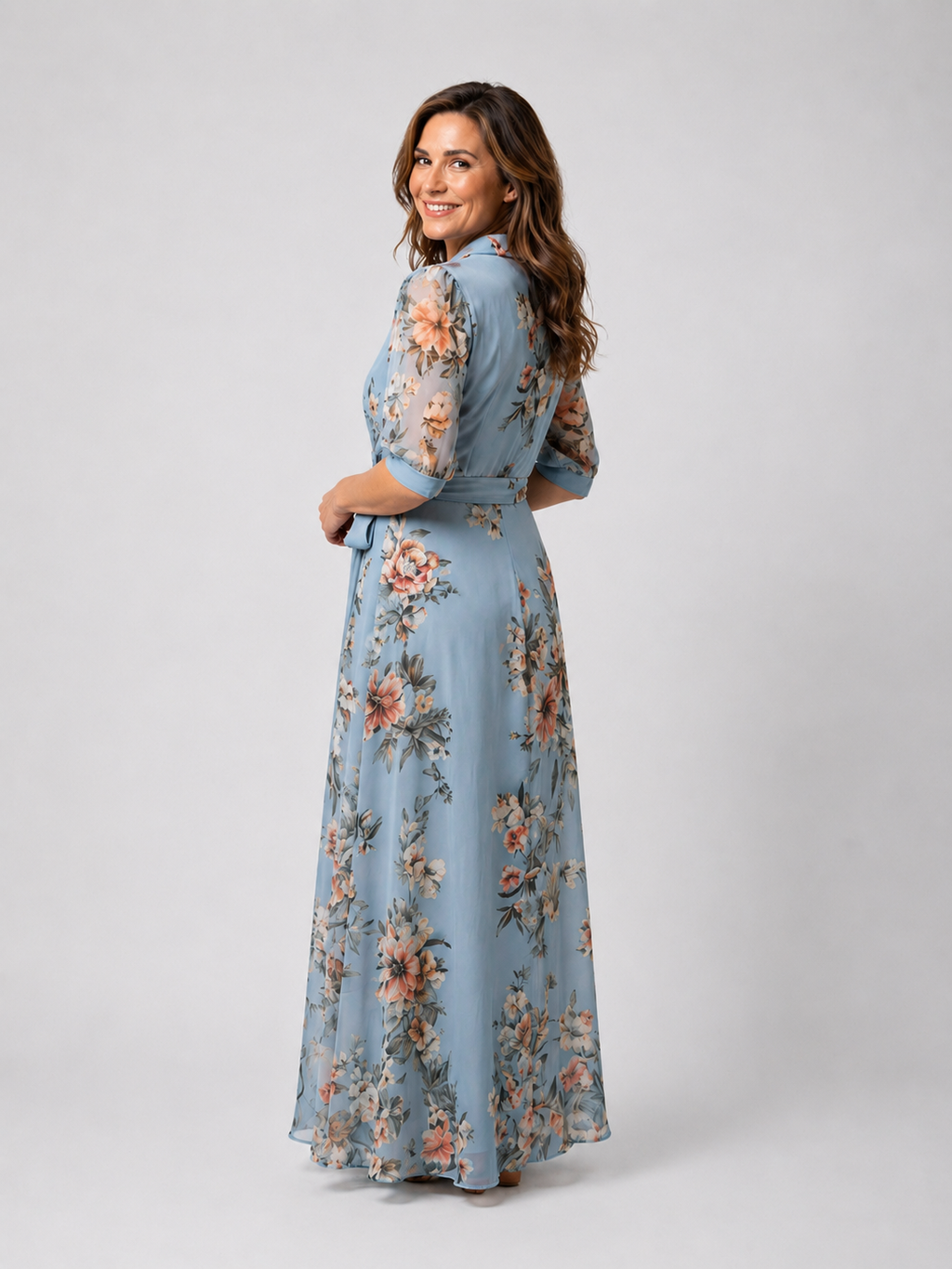Lena | Maxi-jurk met bloemenprint