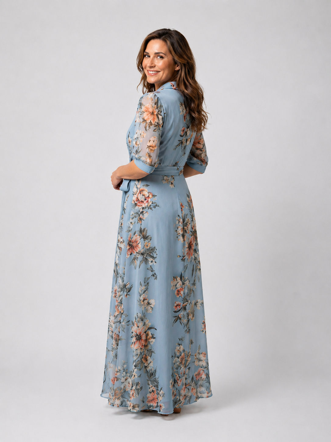 Lena | Maxi-jurk met bloemenprint