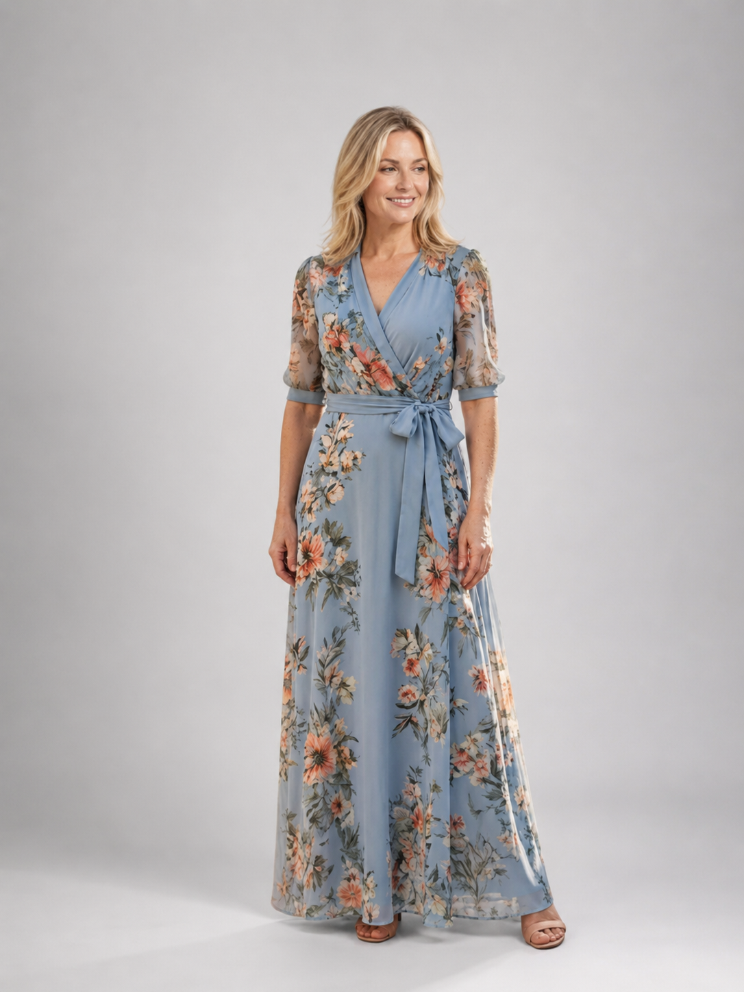 Lena | Maxi-jurk met bloemenprint