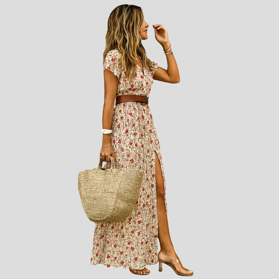 Celeste™ – Luchtige en stijlvolle boho maxi-jurk