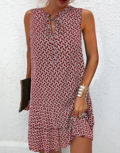 Miri™ – Mouwloze zomerjurk met buikbedekking