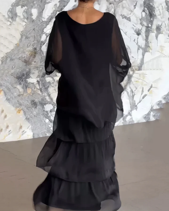 Shina™ – Elegante vloeiende maxi-jurk