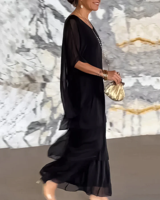 Shina™ – Elegante vloeiende maxi-jurk