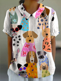 Tilly | Hondenprint Shirt