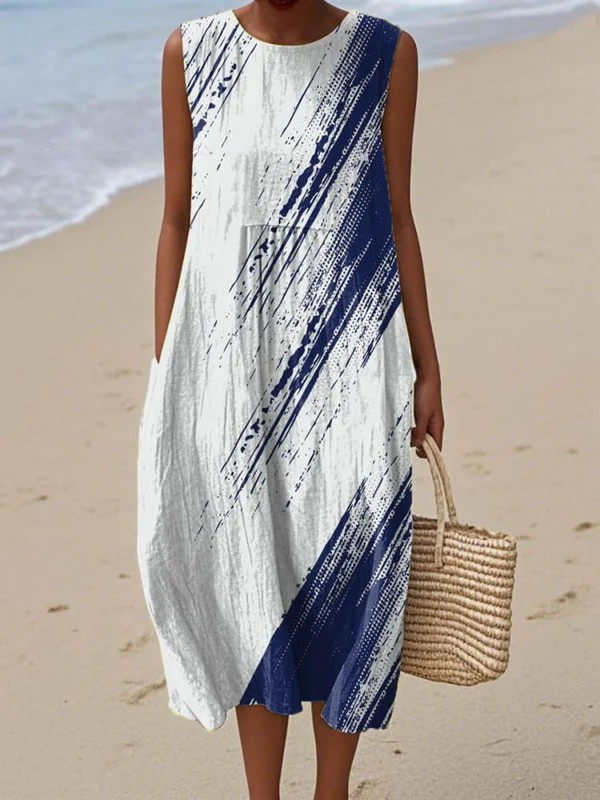 Elena™ – Elegante alledaagse midi-jurk