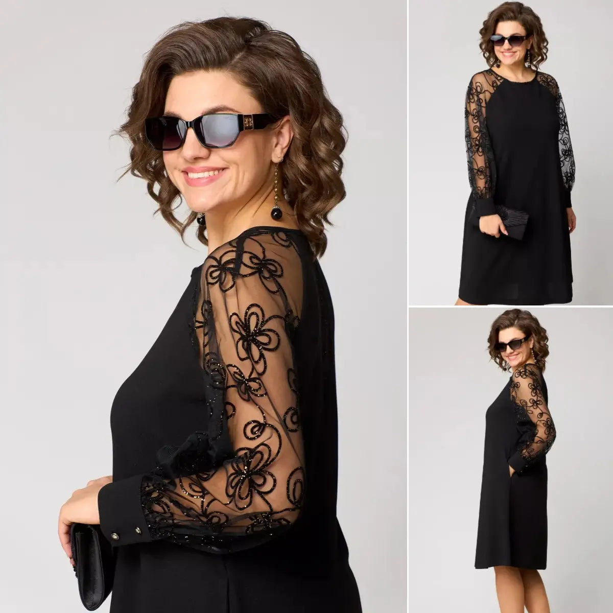 Almira™ - Klassieke midi-jurk voor speciale gelegenheden
