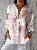 Fanny | Patchwork Madeliefje Blouse