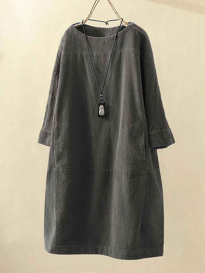 Velvra™ – Comfortabele vintage corduroy tuniek