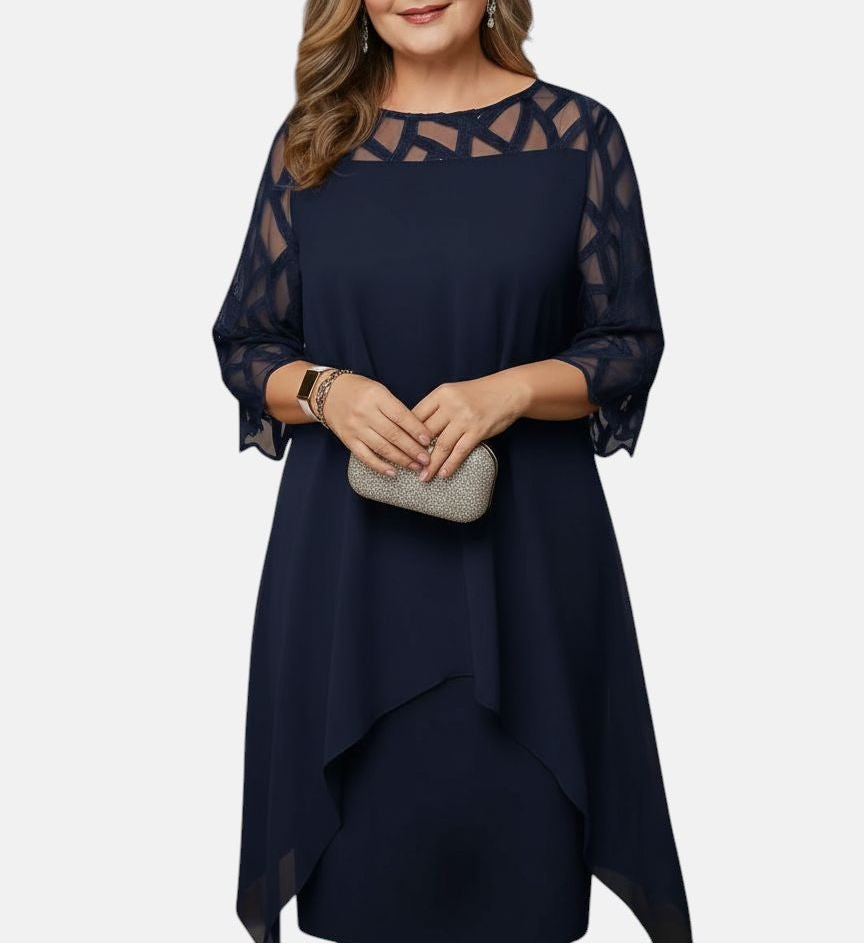 Yolanda™ – Elegante, comfortabele midi-jurk