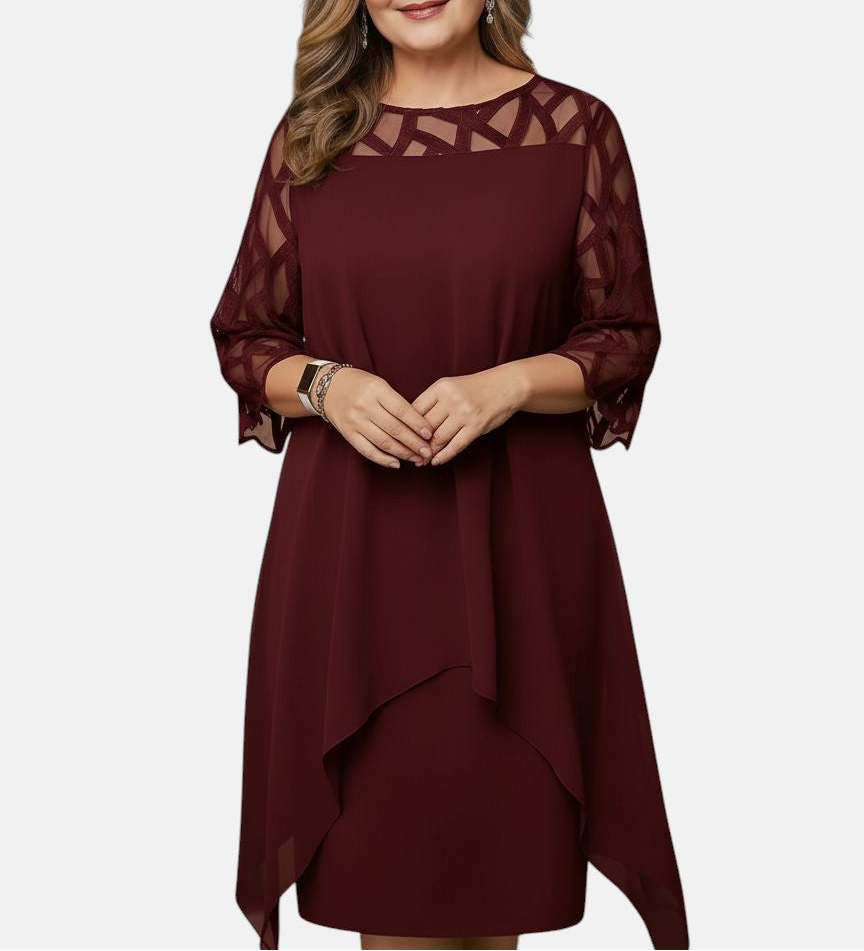 Yolanda™ – Elegante, comfortabele midi-jurk
