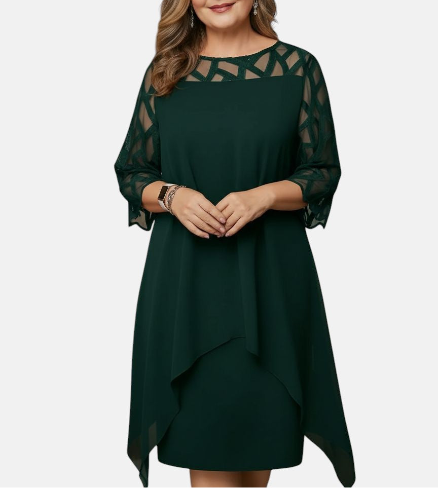 Yolanda™ – Elegante, comfortabele midi-jurk