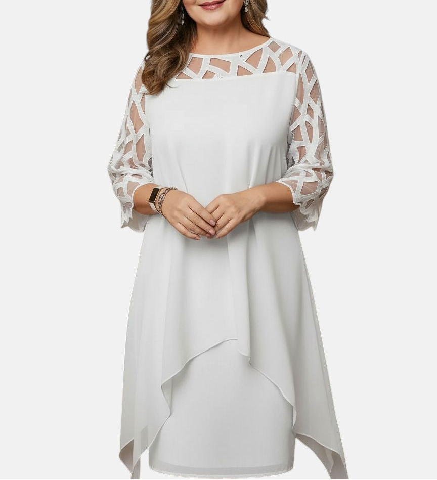 Yolanda™ – Elegante, comfortabele midi-jurk