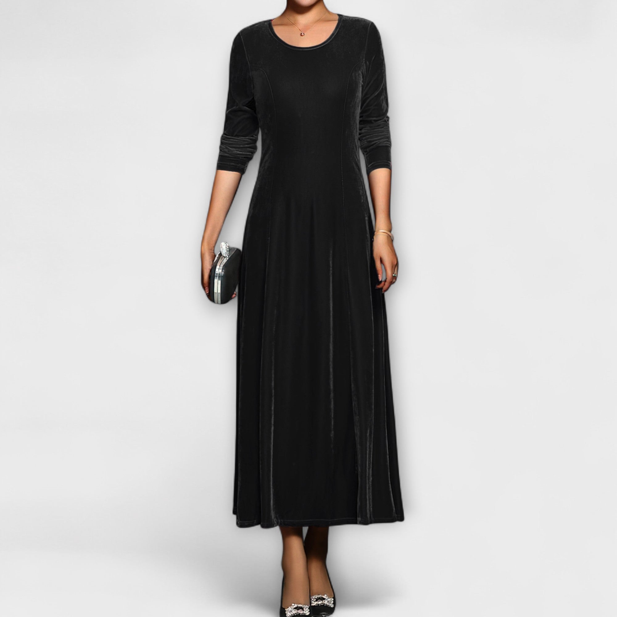 Marilou™ – Zachte fluwelen jurk