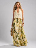 Yvonne | Tweedelige set met bloemenprint