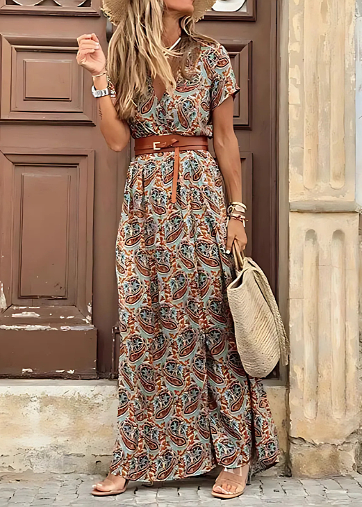 Celeste™ – Luchtige en stijlvolle boho maxi-jurk