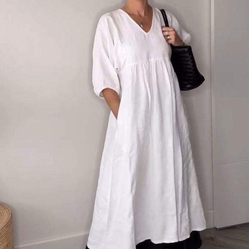 Willia™ – Comfortabele, chique jurk met V-hals