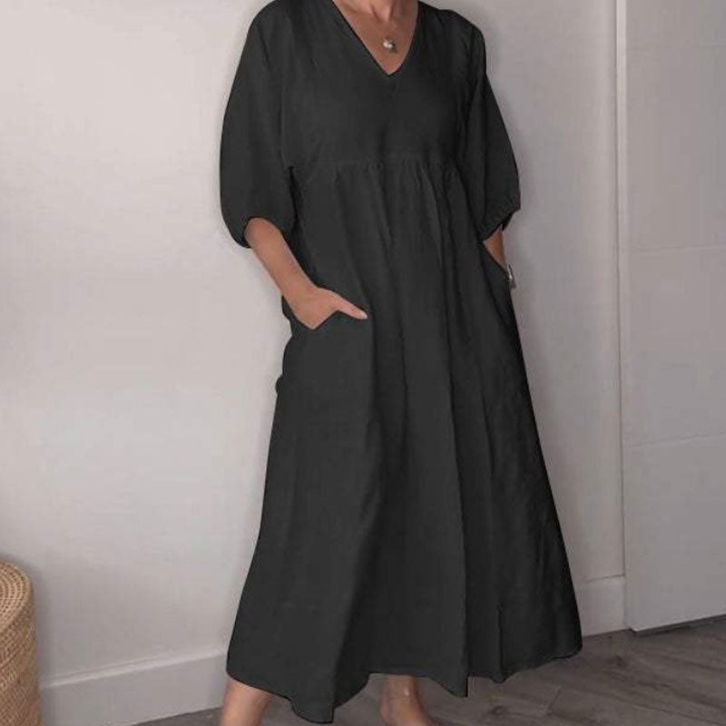 Willia™ – Comfortabele, chique jurk met V-hals