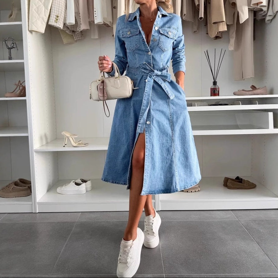 Jely™ – Maxi-jurk met lange mouwen