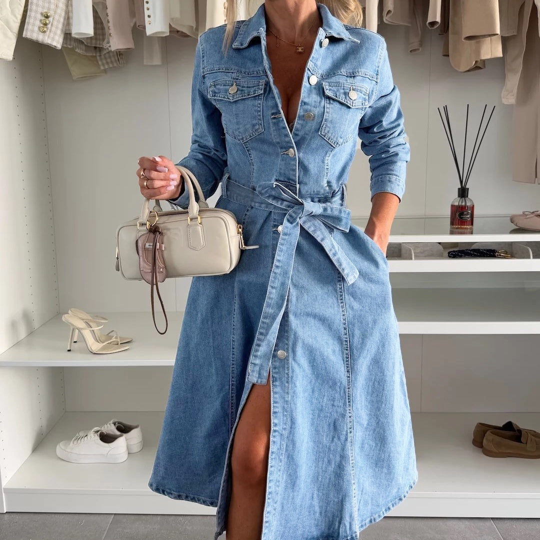 Jely™ – Maxi-jurk met lange mouwen